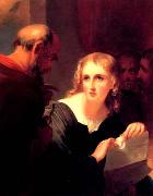 Thomas Sully Portia and Shylock Spain oil painting artist